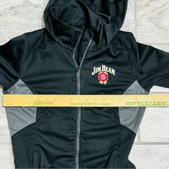 OGIO Endurance Womens Jim Beam Blacktop/Gear Grey Pivot Soft Shell LOE721, XS - Picture 14 of 14